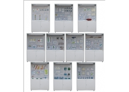 YL-521型《焊、鉚工工藝學》示教陳列柜