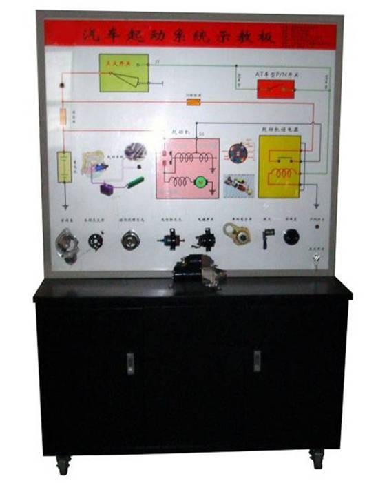 汽車起動系統示教板
