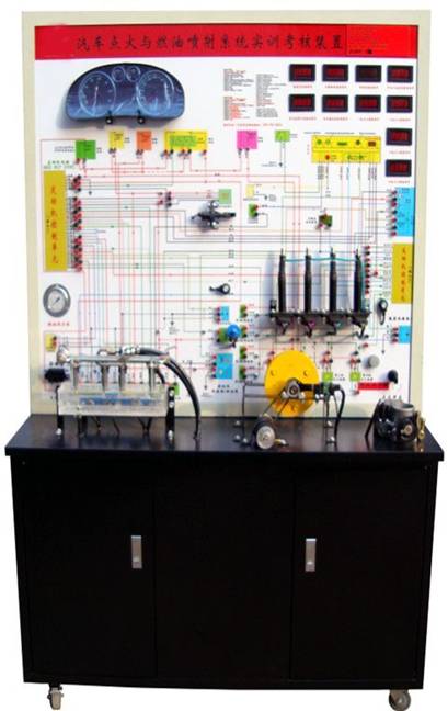 發(fā)動(dòng)機(jī)點(diǎn)火與噴射系統(tǒng)示教板（帕薩特）