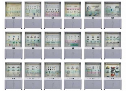 YL-813型精選型《機械零件設計》示教陳列柜