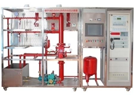 SHYL-XF08型消防聯(lián)動控制中心及噴淋滅火系統(tǒng)實訓裝置